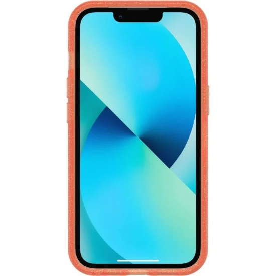 Cover I Phone 13 +Pop Otterbox Symmetry - Clear/Coral